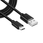 Samsung Galaxy S8 Type C Charge And Sync Cable-1M-Black-chargingcable.in