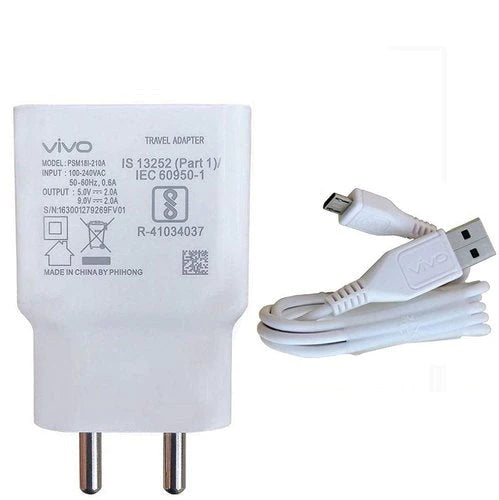 VIVO V3 2 Amp Fast Mobile Charger with Cable