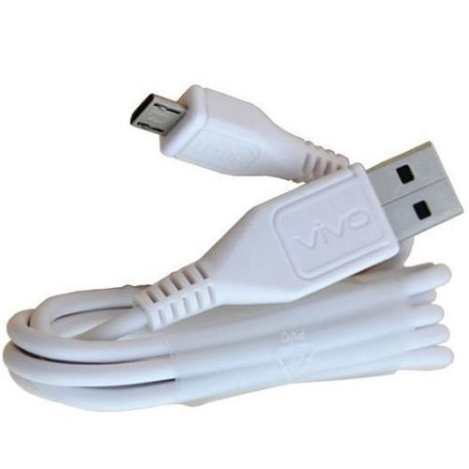 Vivo S1 Original Fast Charge Cable And Data Sync Cord-White-chargingcable.in
