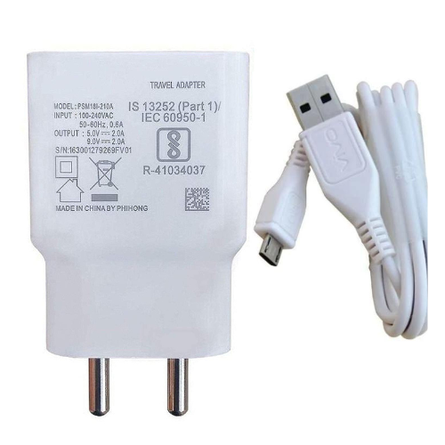 VIVO V3 Max 2 Amp Fast Mobile Charger with Cable
