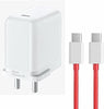 Oneplus 8T Warp Charge 65W Mobile Charger With Type C to Type-C Cable Red